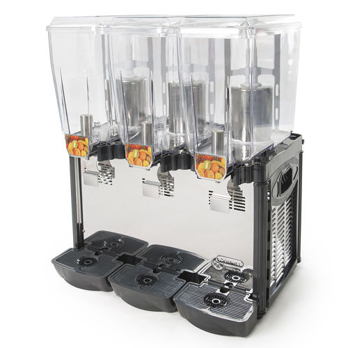 Commercial chilled beverage dispenser system
