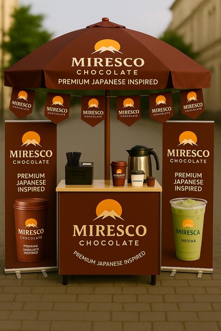 Miresco Chocolate retail kiosk concept