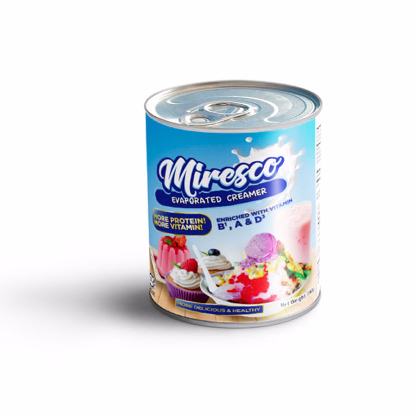 Miresco evaporated creamer